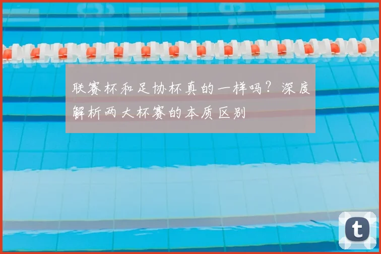 联赛杯和足协杯真的一样吗？深度解析两大杯赛的本质区别